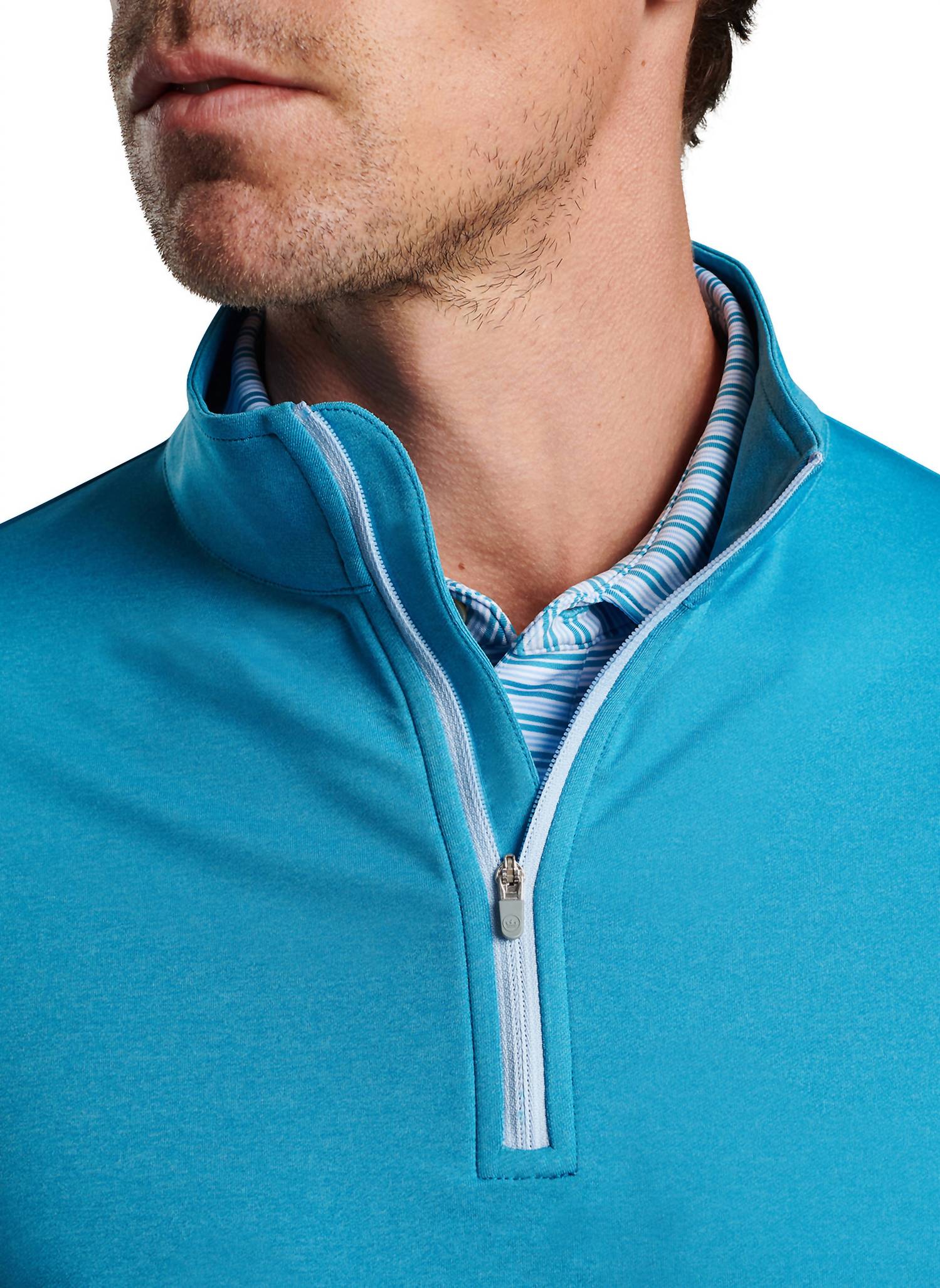 Peter Millar - Perth Performance Melange Quarter-zip Sweater