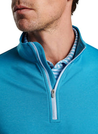 Peter Millar - Perth Performance Melange Quarter-zip Sweater