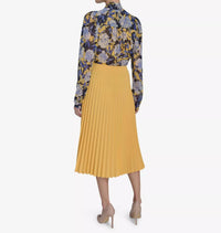 Tommy Hilfiger - Solid Pleated Pull-on Midi Skirt