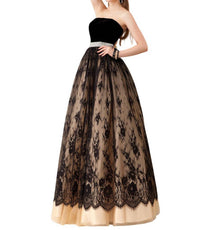Angela & Alison - Floor Length Prom Dress