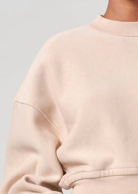 AGOLDE Kit Sweatshirt in wafer - women's sweater - view 5