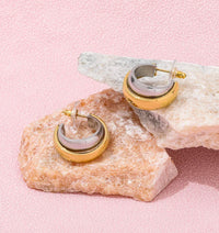 Katie Rae Collection - Women's Fusion Hoops Earrings
