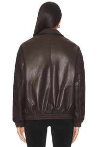 Enza Costa - Bomber Leather Jacket