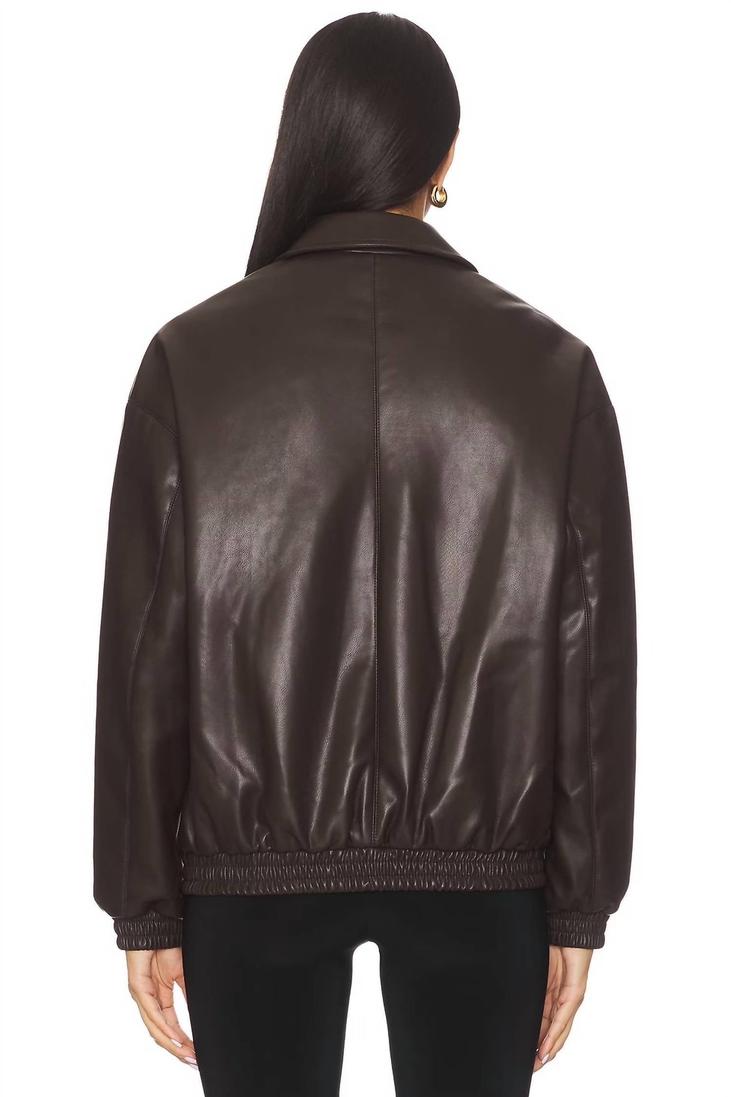 Enza Costa - Bomber Leather Jacket
