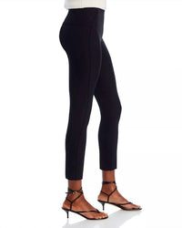 Veronica Beard Zip Back Scuba Pants in black 1 - women's pants - alternate view