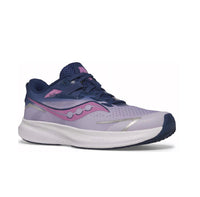 SAUCONY Kid's Ride 15 Sneakers in mauve indigo - kids' sneaker