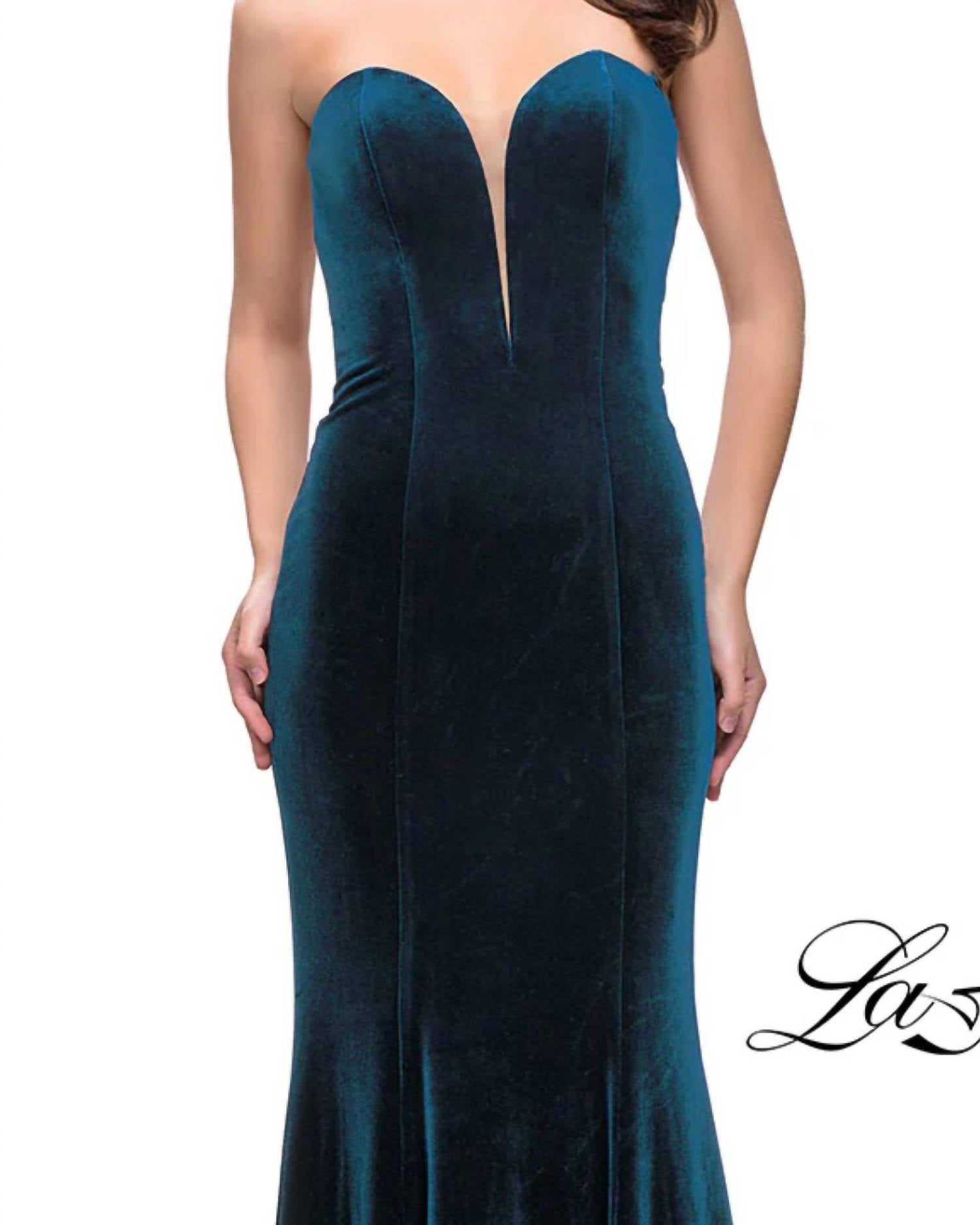 La Femme - Velvet Mermaid Dress