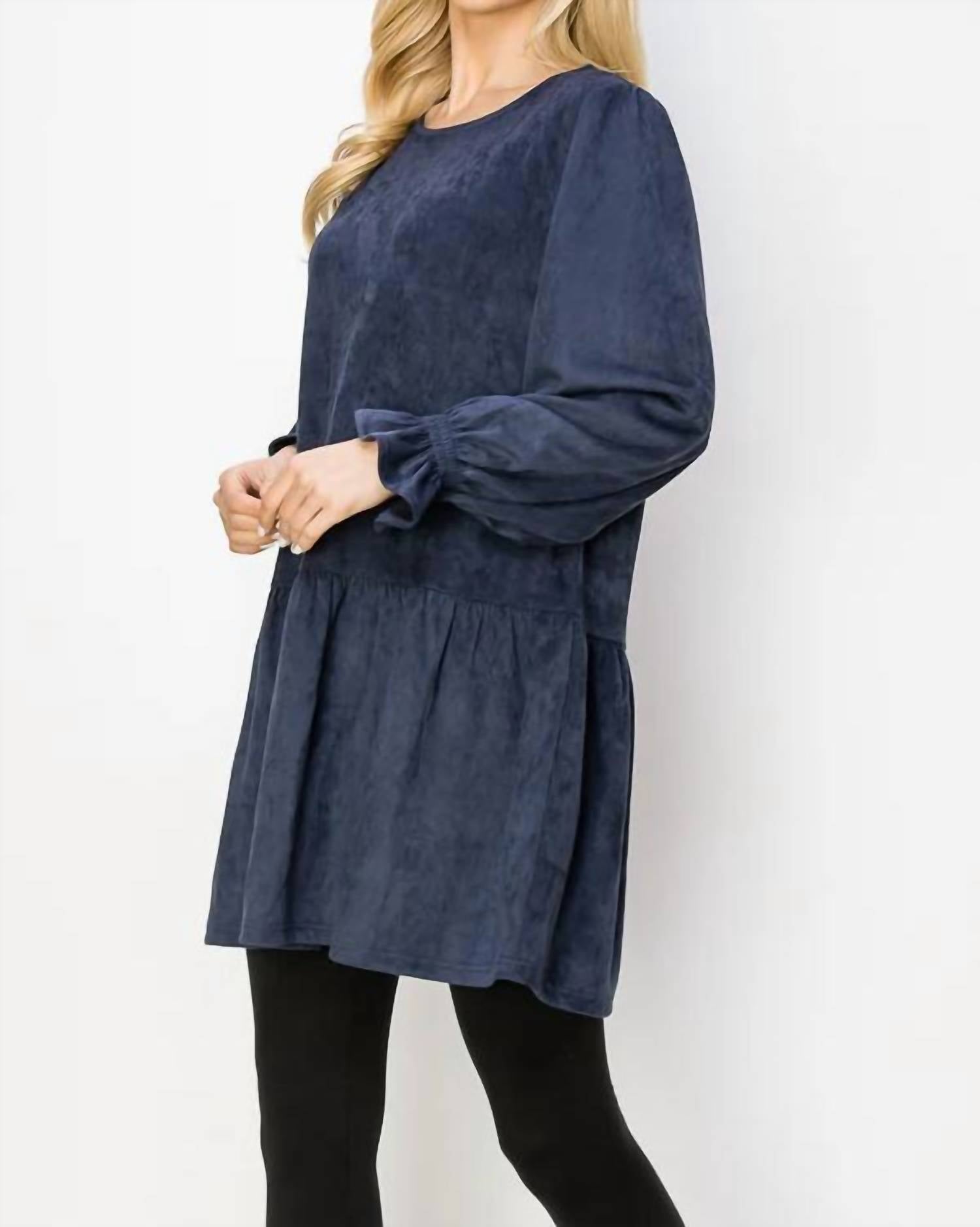 Joh - Alize Stretch Suede Tunic Dress