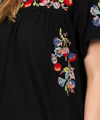 See And Be Seen - On The Border Embroidered Top