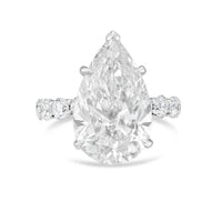Diana M Jewels - Women's Pear & Round Lab-Grown Diamond Fashion Ring (6.00 Ct) - Elegant