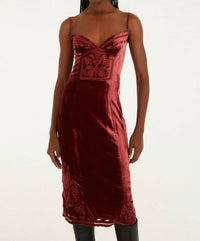 Farm Rio - CUT-OUT SLEEVELESS MIDI DRESS