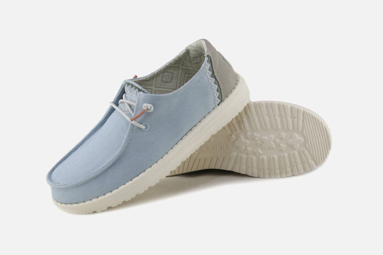 HEY DUDE Women's Wendy Tempe Slip On Shoes in denim - women's flats - view 5