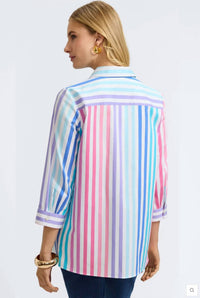 Foxcroft - Juliette 3/4 Length Sleeve Top