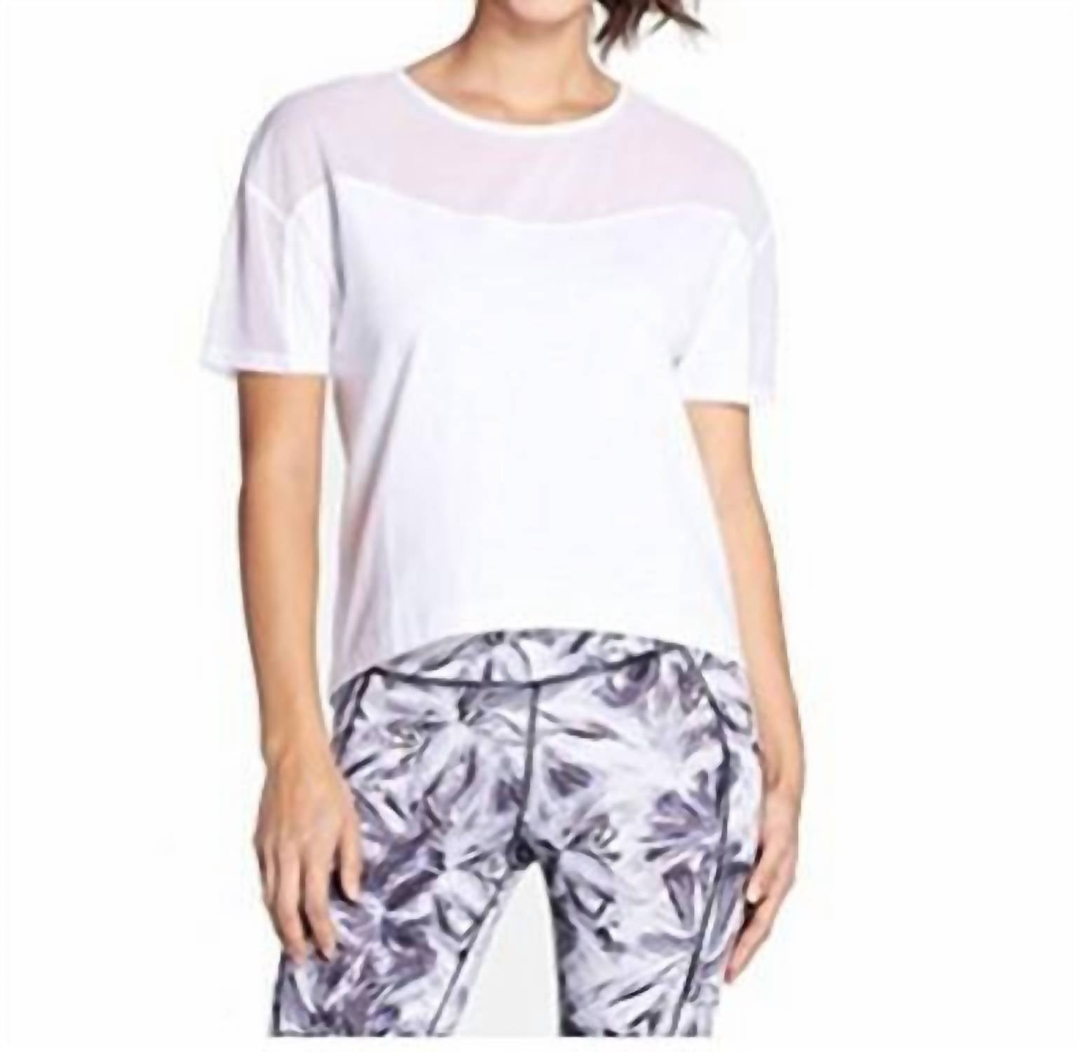 Betsey Johnson - Mesh Insert T-shirt