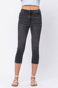 Judy Blue - Cuffed Skinny Capri Pants