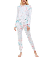 Roudelain - Women's Printed Lush Luxe Jogger Pants Pajama Set