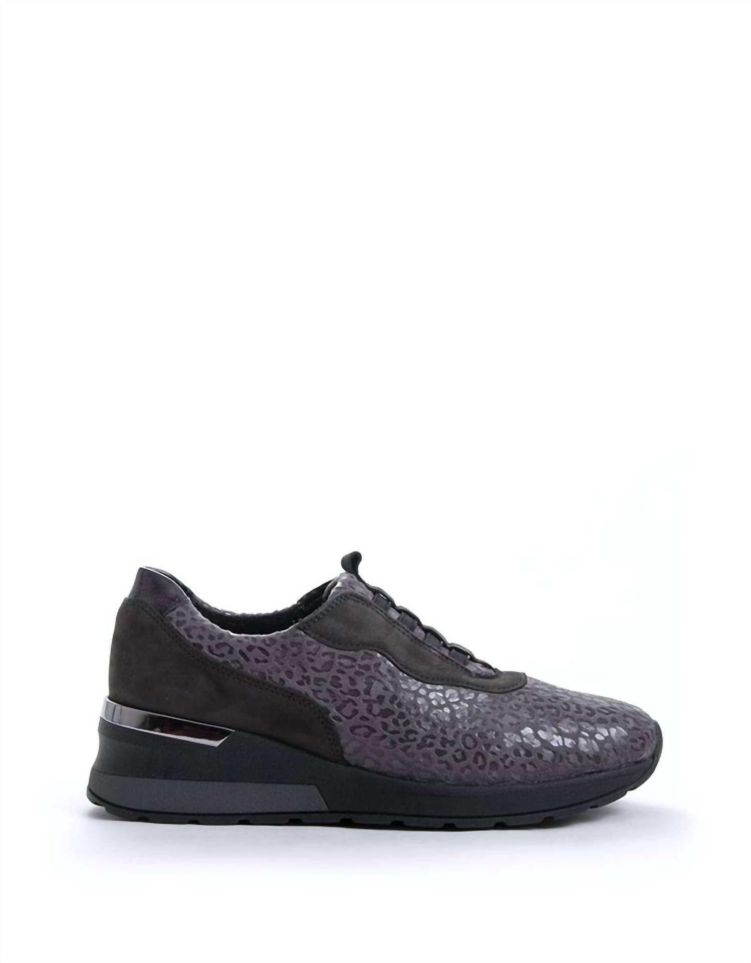 Waldlaufer Women's India Comfort Shoes in carbon - women's sneaker