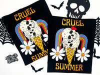 Better In Black Co - Women's Cruel Summer Skull Tee