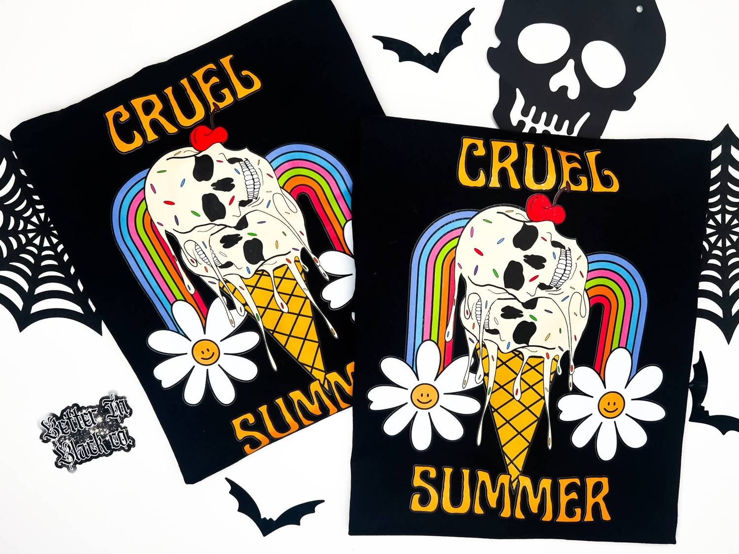 Better In Black Co - Women's Cruel Summer Skull Tee
