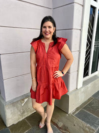 Pinch - Cotton Ruffle Mini Dress