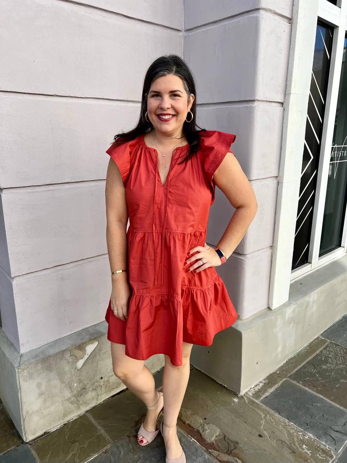 Pinch - Cotton Ruffle Mini Dress