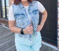 Risen - All The Vibes Denim Vest