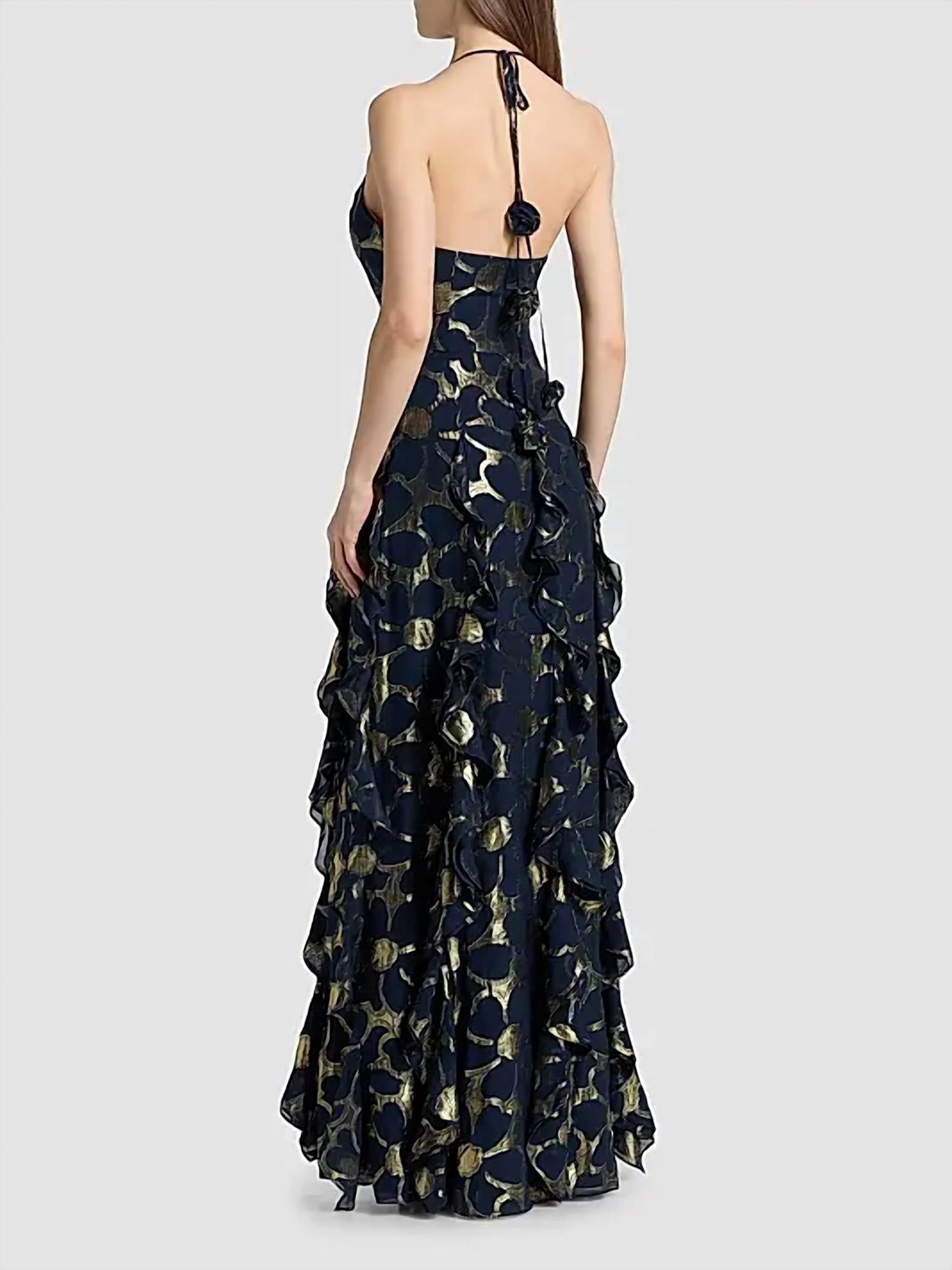 Ramy Brook - Idella Daisy Metallic Gown