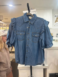 Sister Mary - Annie Denim Top