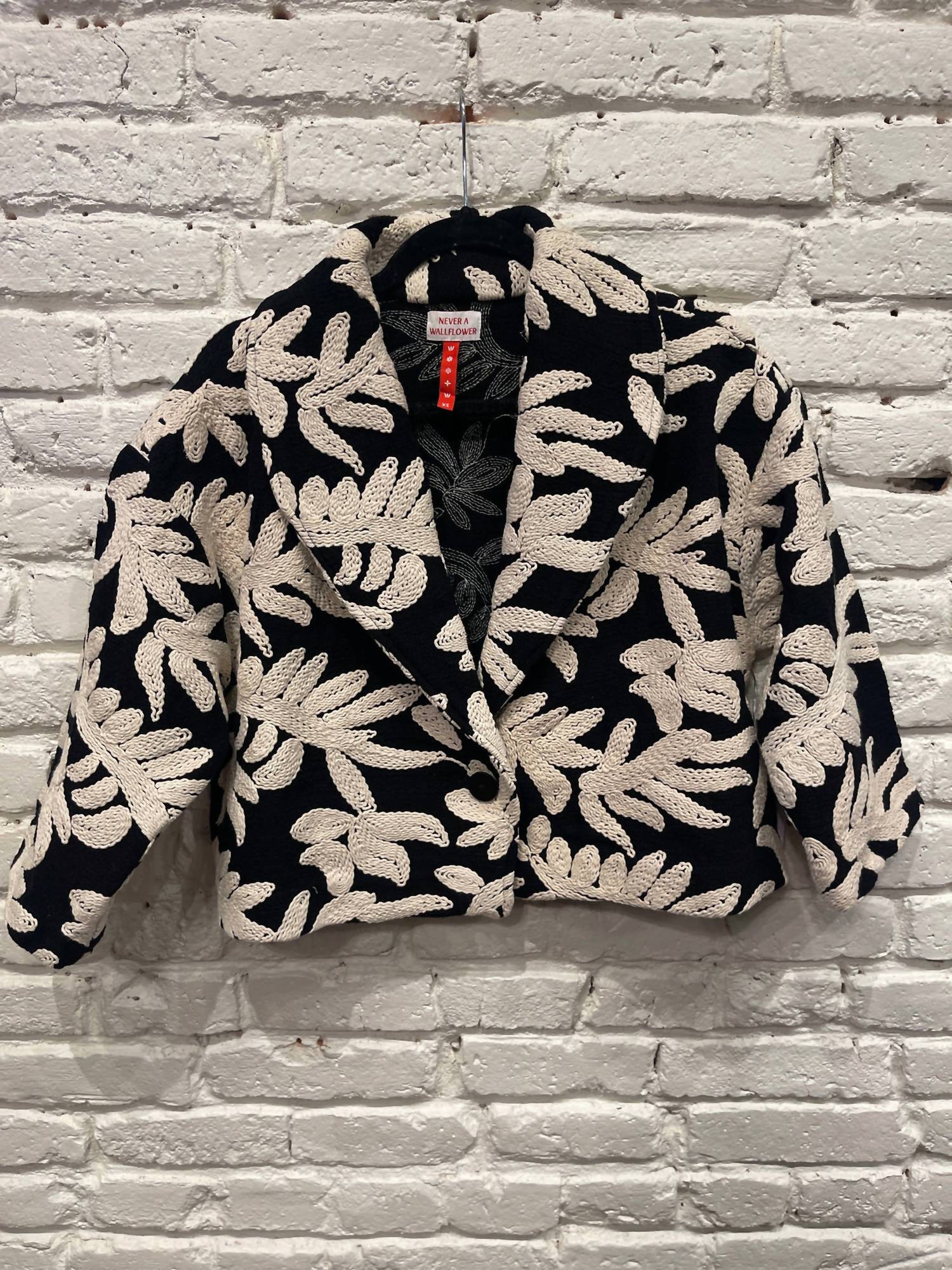 Never A Wallflower - Women's Shawl Collar Jacket