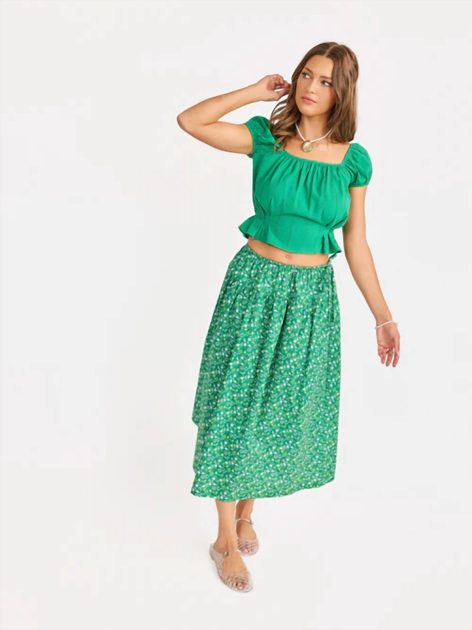 Sadie & Sage - Radiate Cap Sleeved Top