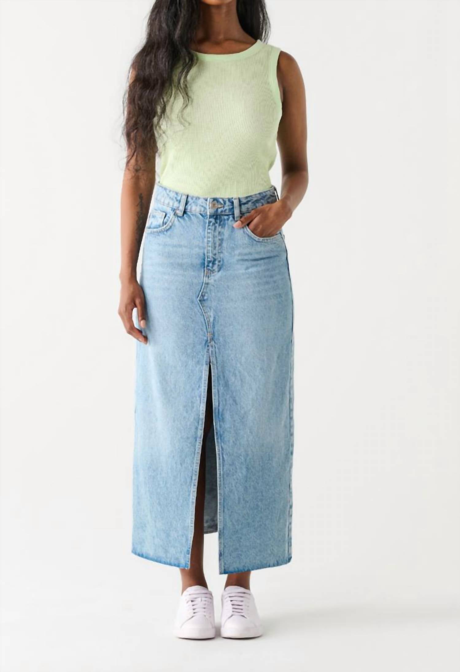 Dex - Women's Maxi Denim Skirt