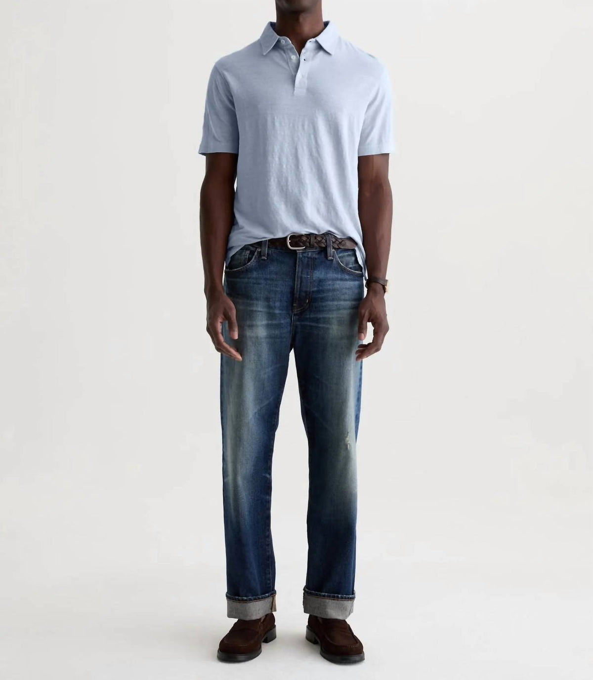 Ag Jeans - Bryce Classic Linen Short Sleeve Polo