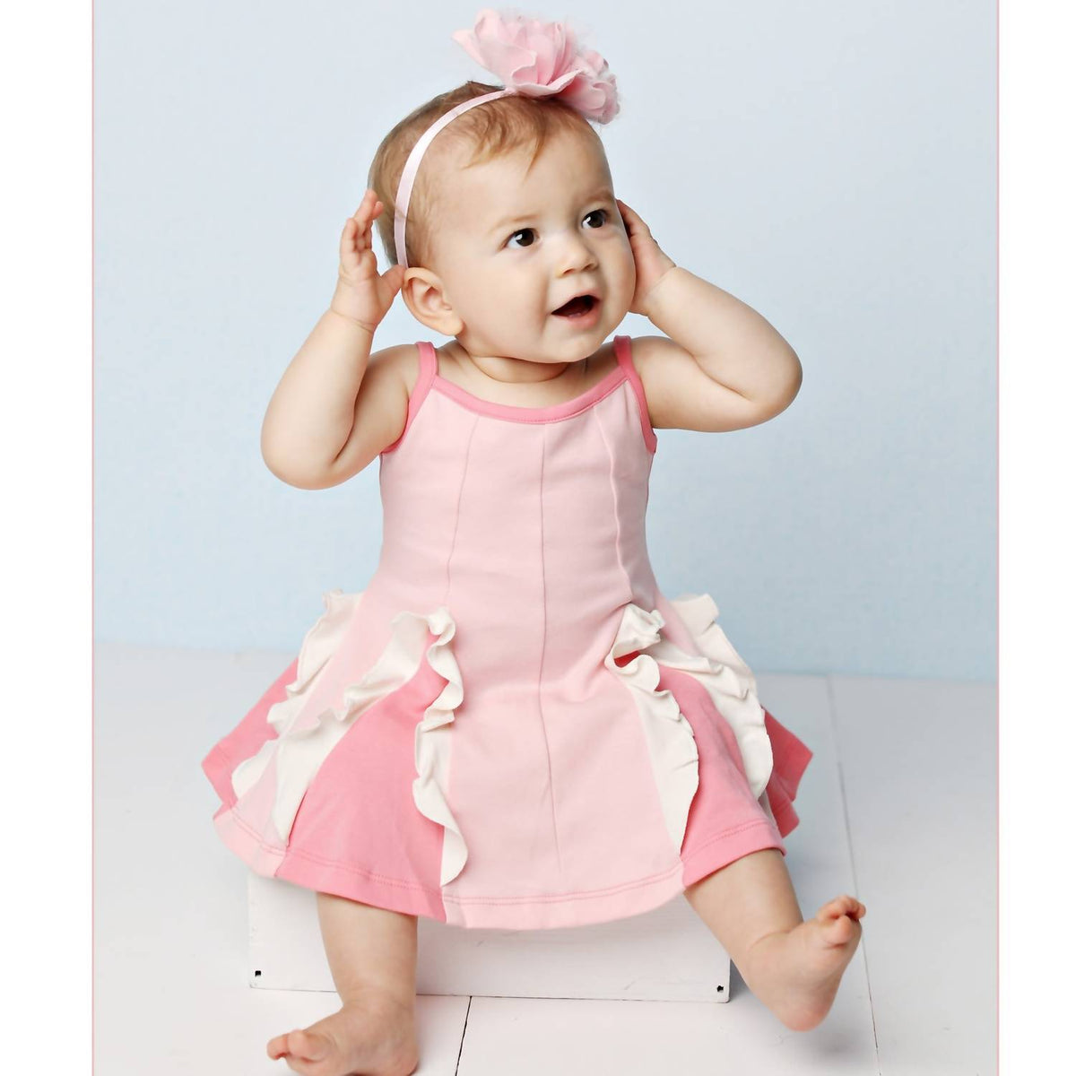 Lemon Loves Layette - Baby Girls Amelia Twirl Dress