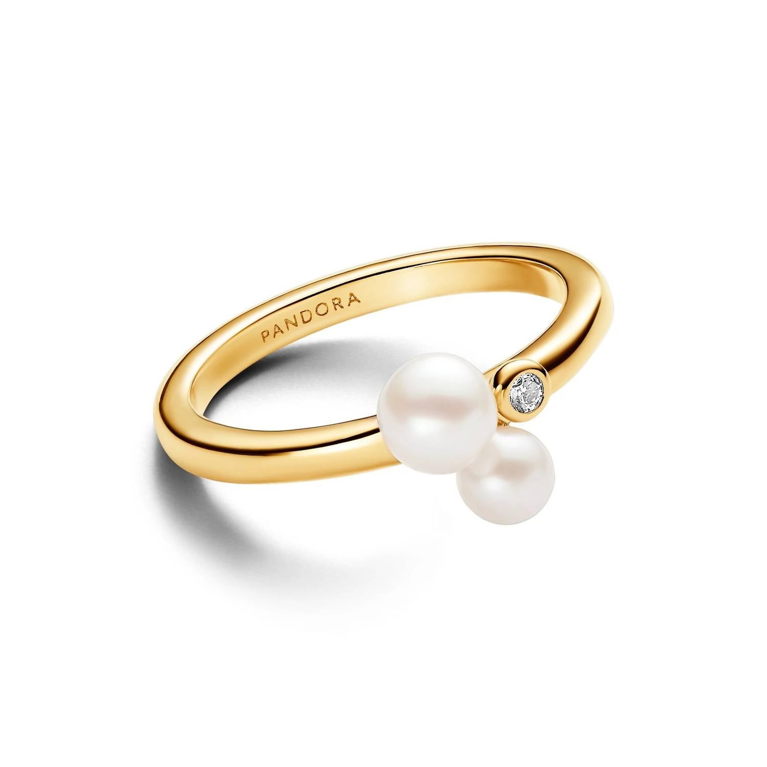 Pandora - Duo Treated Freshwater Cultured Pearl Ring
