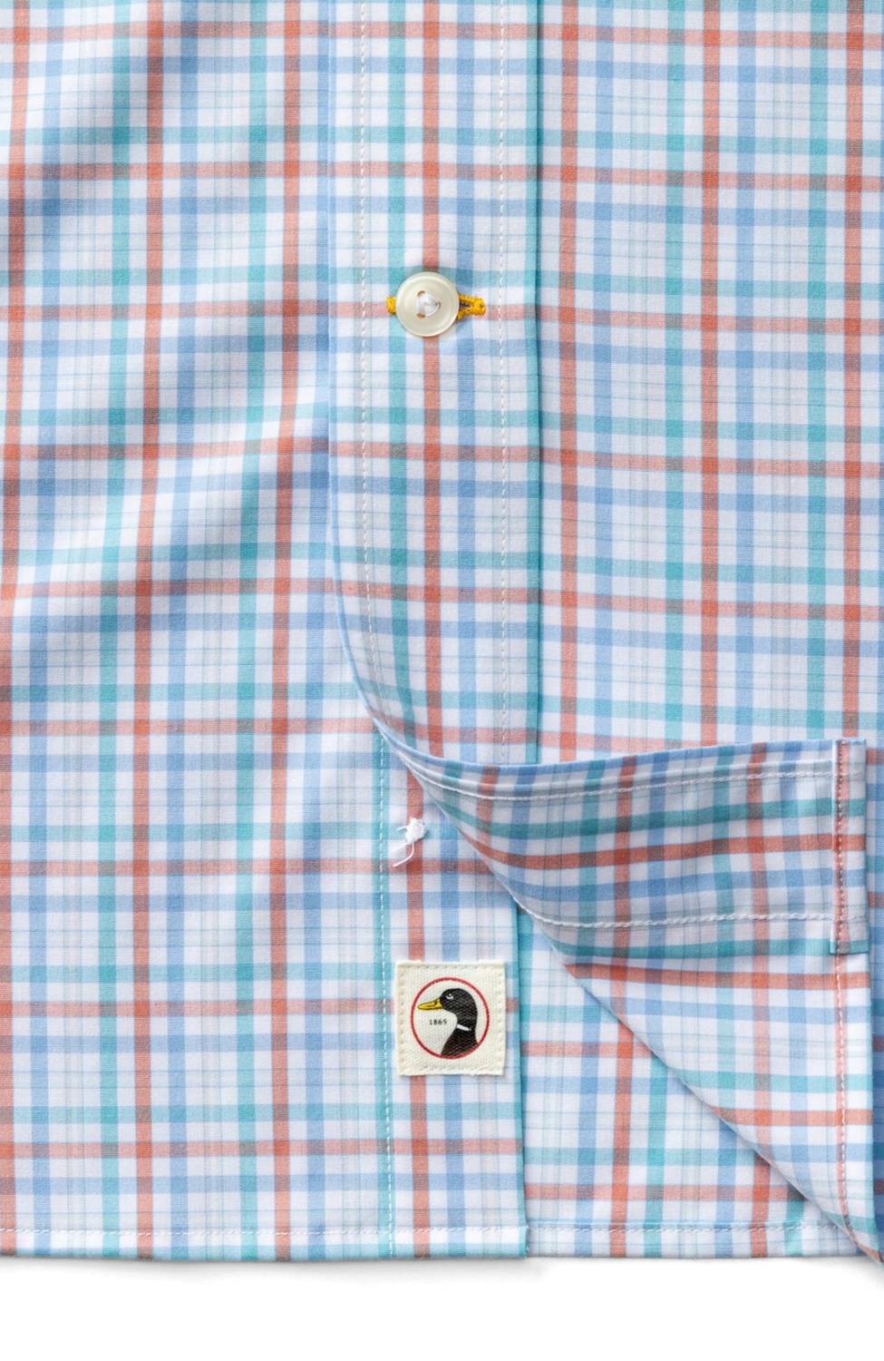 Duck Head - Men's Brody Plaid Performance Poplin Sport Shirt