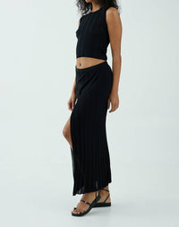 Third Form - LIASON KNIT WRAP SKIRT