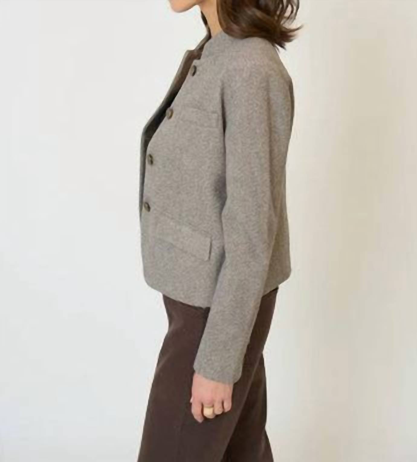 Central Park West - Halsey Mandarin Collar Jacket