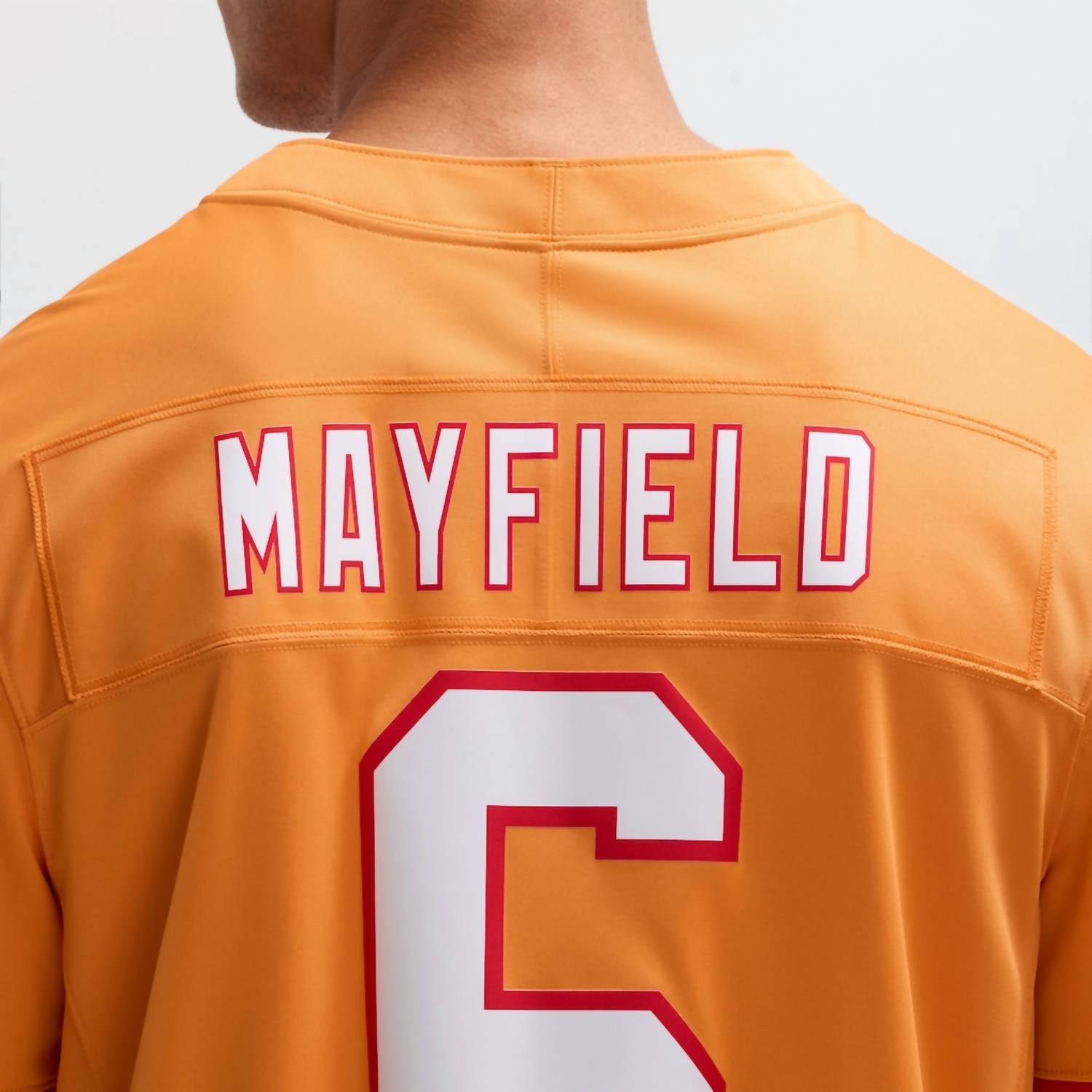 NIKE Baker Mayfield Jersey Tee in orange - men's t-shirt - view 5