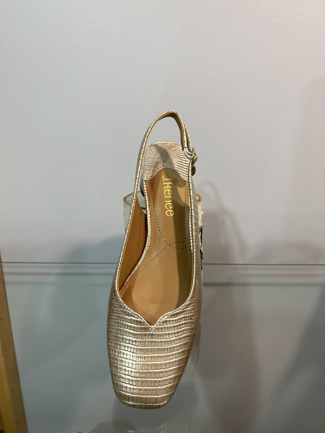 J. Renee - Women's Lizard print patent traveta Pumps
