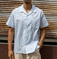 Kennington Naked Truth Vintage Camp Shirt in sky - men's shirt