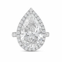 Diana M Jewels - Women's Pear Lab-Grown Diamond Fashion Ring (6.70 Ct) - Signature