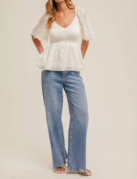 Hem & Thread - LUCILLE PEPLUM TOP
