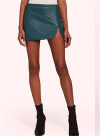 Amanda Uprichard - Women's Jess Faux Leather Mini Skort
