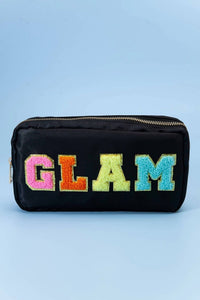 Josslyn By Wall To Wall - Women's Glam Patch Cosmetic Pouch