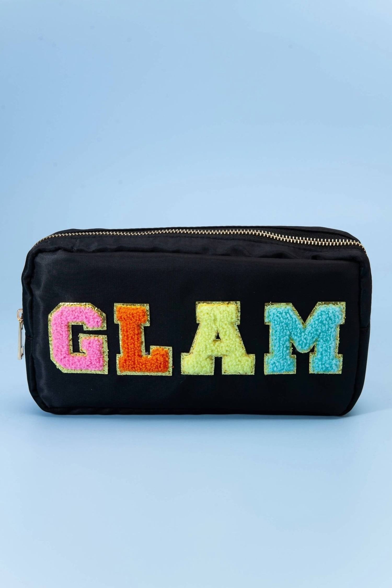 Josslyn By Wall To Wall - Women's Glam Patch Cosmetic Pouch