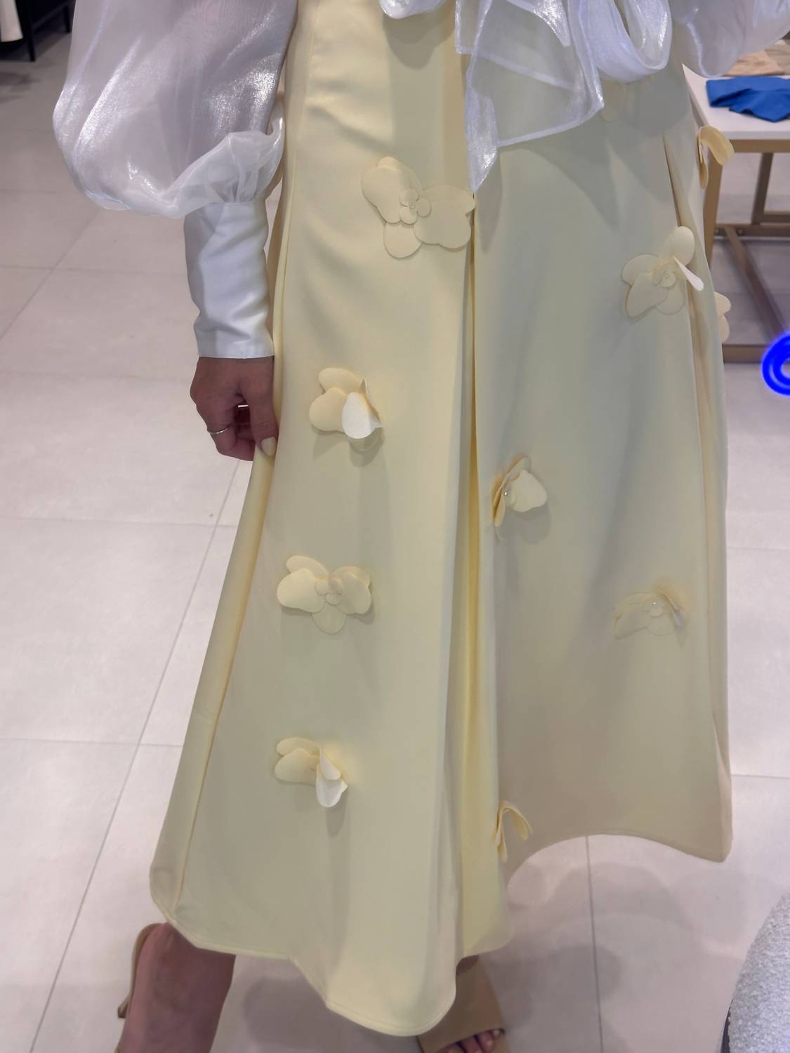 Beulahstyle - Flowers Appliqué Maxi Skirt