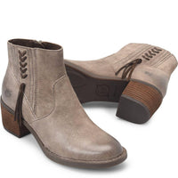 Born Women's Rowan Ankle Boot in taupe - women's shoe - alternate view
