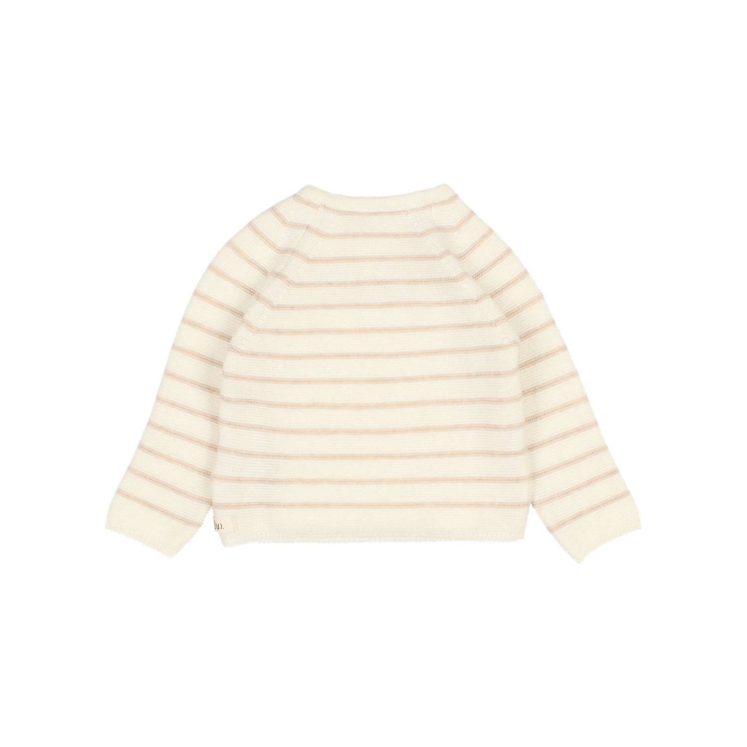Búho - Girl's Striped Knit Jumper Top