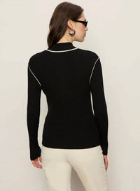 Sanctuary - Sporty Rib Zip Up Top