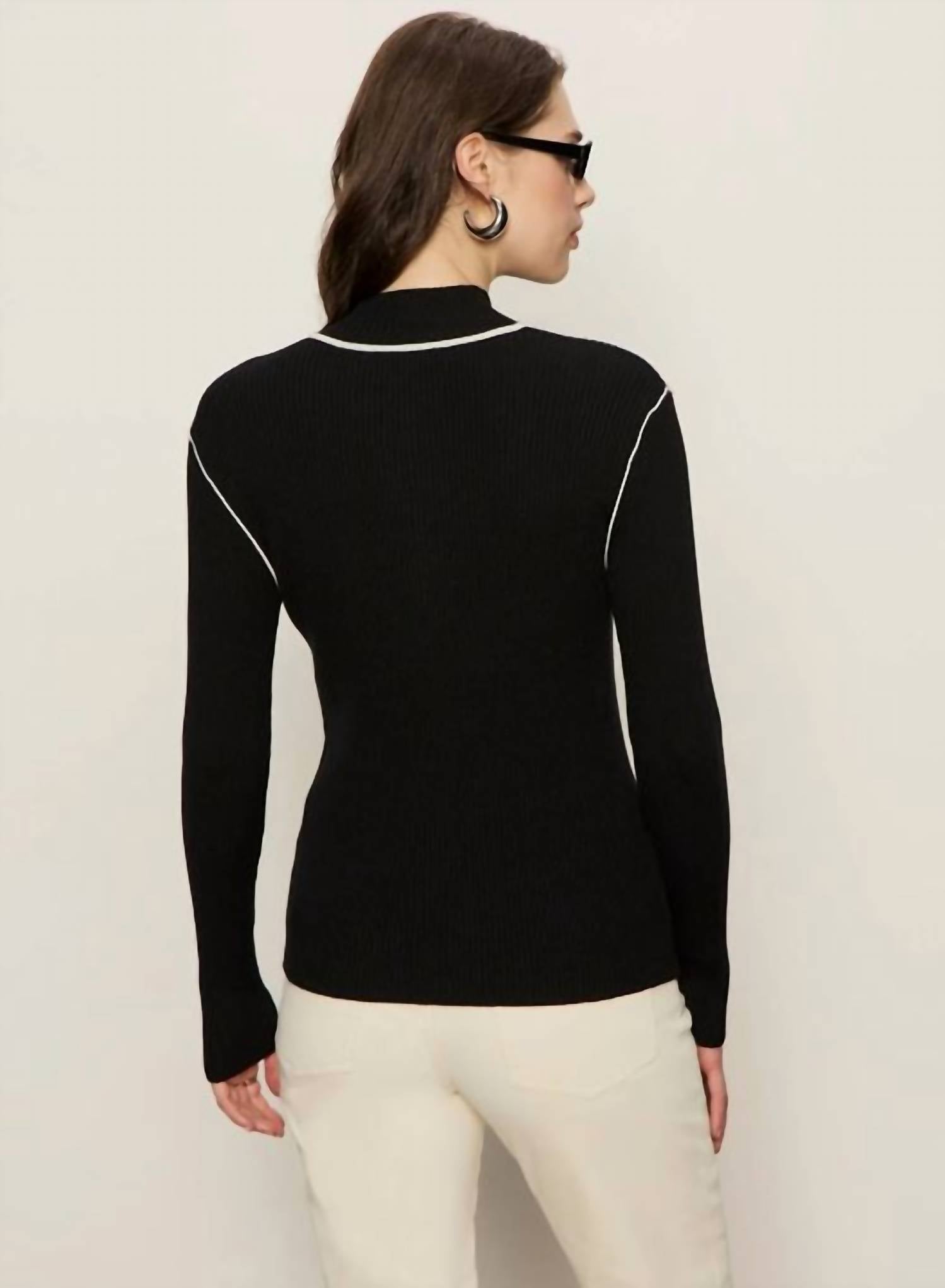 Sanctuary - Sporty Rib Zip Up Top